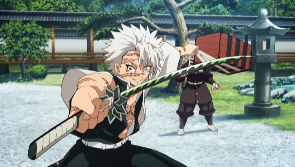 kimetsu no yaiba Sanemi Shinazugawa espada