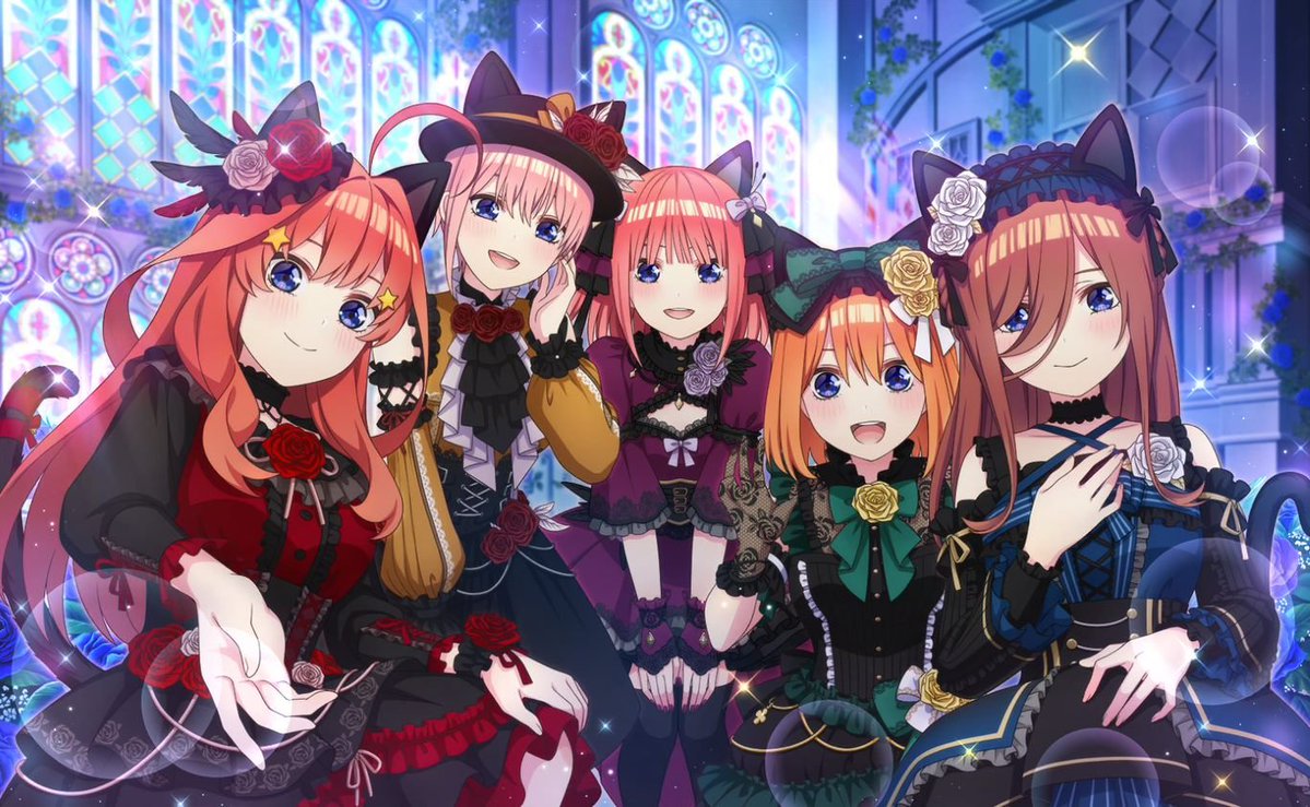 Go-Toubun no Hanayome quintillizas evento