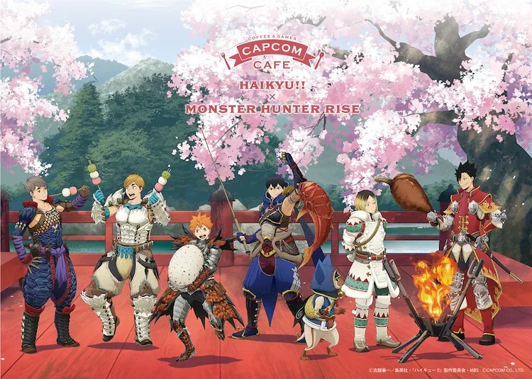 Haikyuu Monster Hunter Rise colaboración
