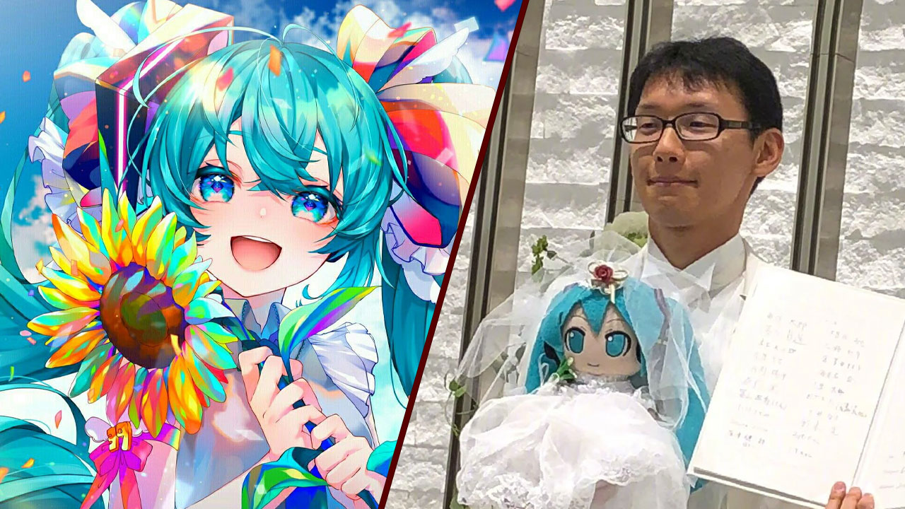 Japones se casó con Hatsune Miku