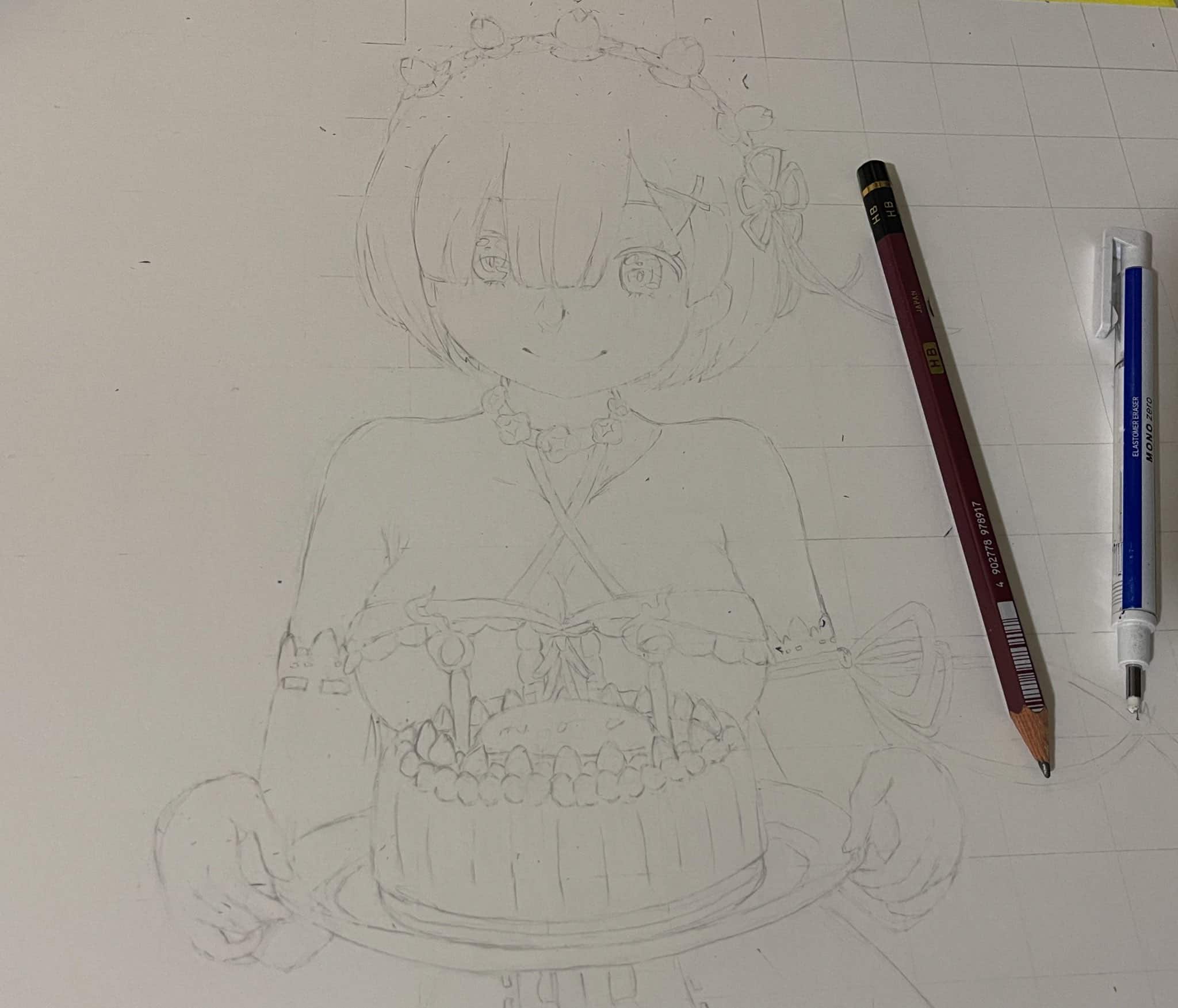 Re:Zero - Un increíble Fanart de Rem dejo sorprendidos a los fans.