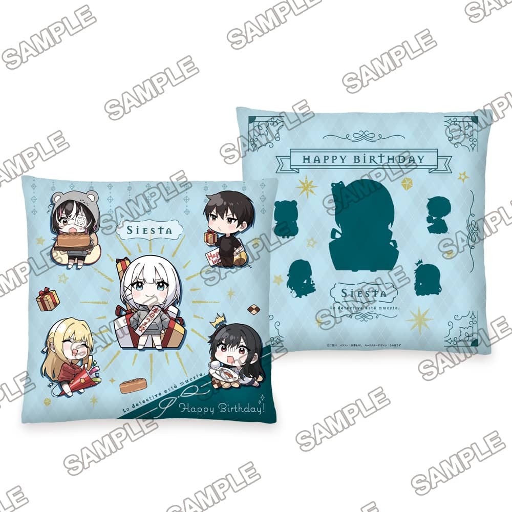 Tantei wa Mou, Shindeiru – Siesta lanza nuevos productos por su cumpleaños cojin