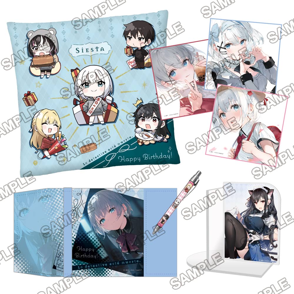 Tantei wa Mou, Shindeiru – Siesta lanza nuevos productos por su cumpleaños