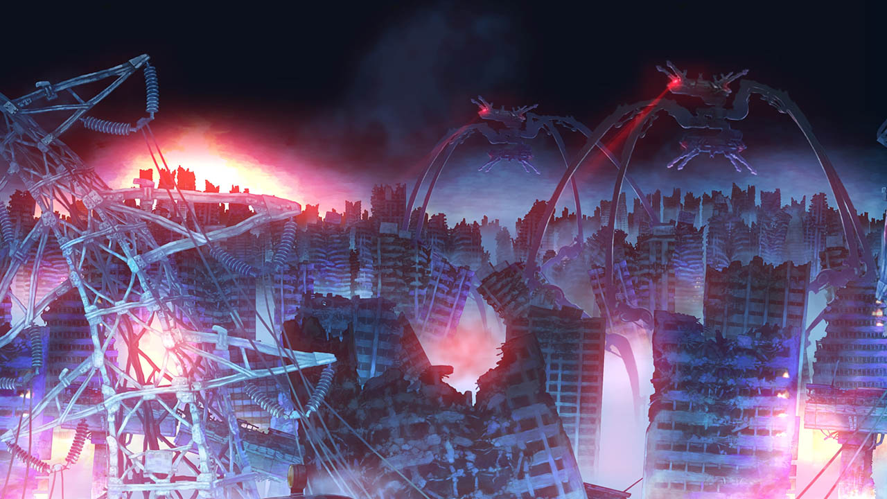 13 Sentinels: Aegis Rim Guerra de los mundos y Hombres de negro