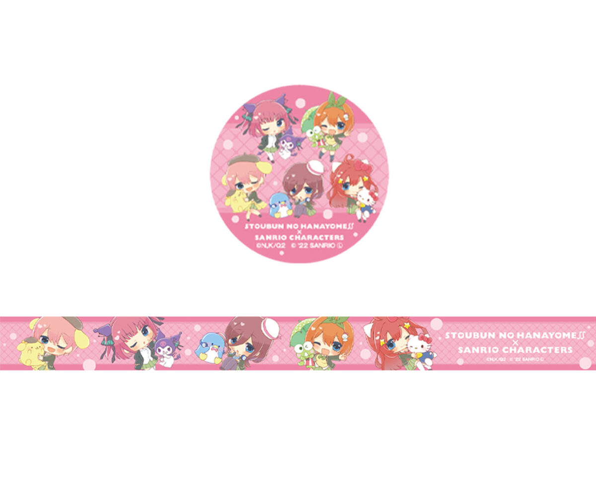 Go-Toubun no Hanayome: Las quintillizas y sanrio colaboracion en japon