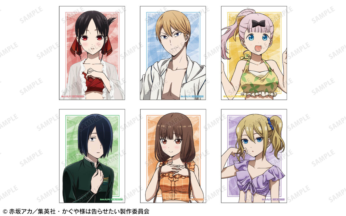 Kaguya-sama: Love is War - Miko, Kaguya, Hayasaka y Chika lucen encantadores trajes de baño