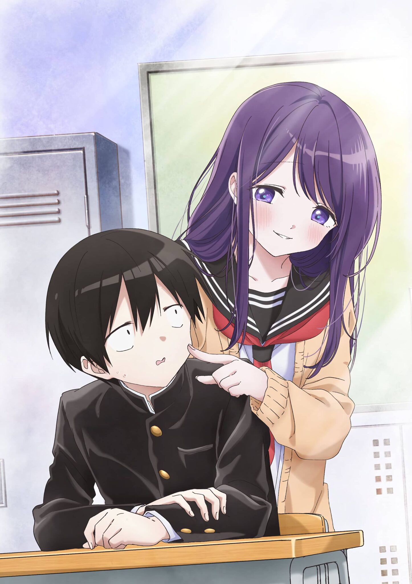 Kubo-san wa Mobu wo Yurusanai anime visual