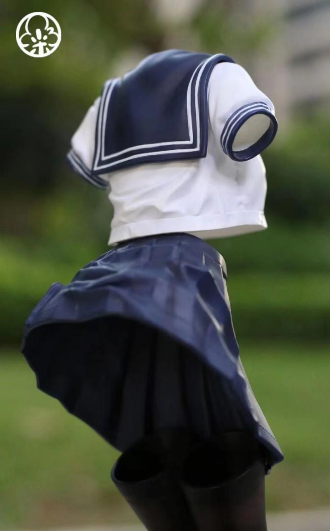 La ilustración de una colegiala invisible tendrá una figura