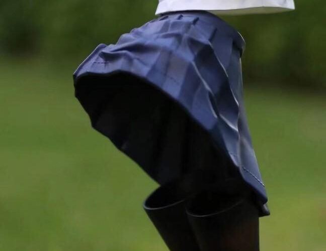 La ilustración de una colegiala invisible tendrá una figura