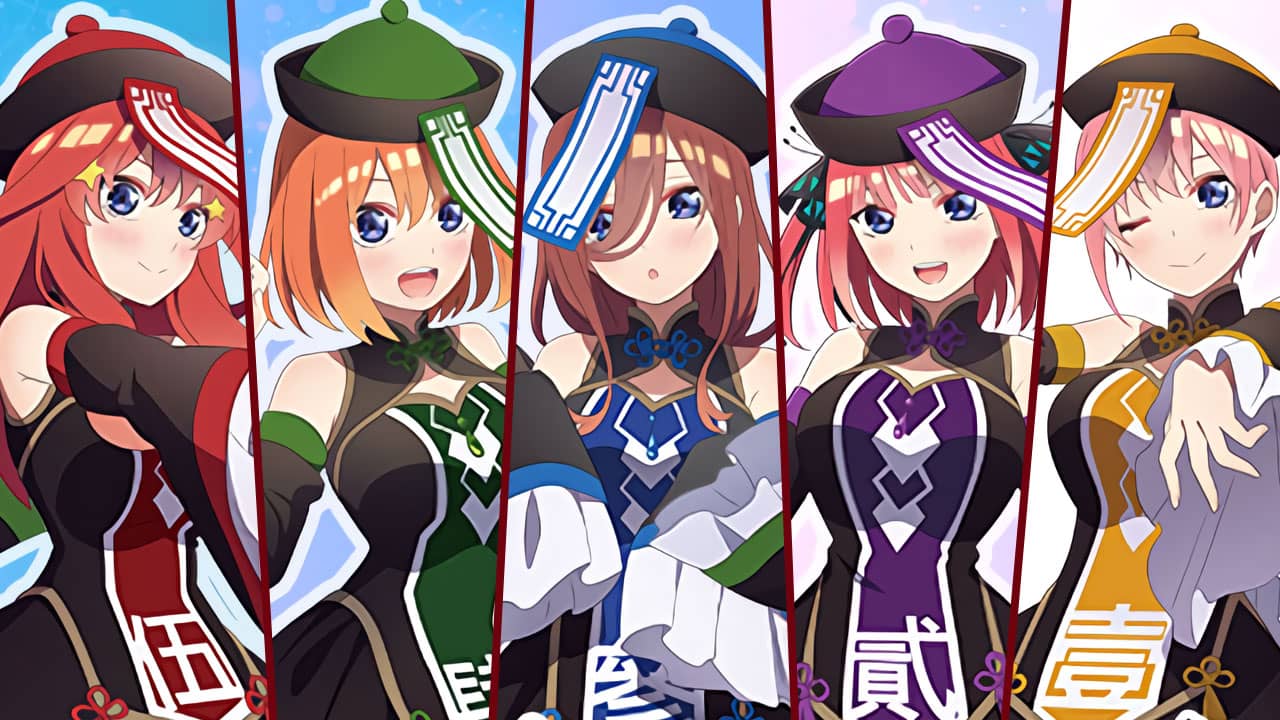Go-Toubun no Hanayome colaboración Penguin Parade