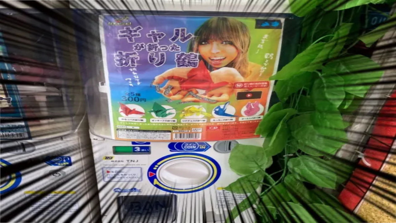 Gacha Gyaru En Japón puedes comprar origami hecho por Gyarus
