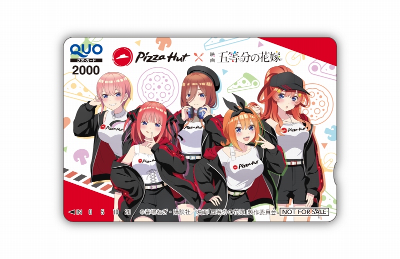 Go-Toubun no Hanayome: Así se vive la colaboración con Pizza Hut 