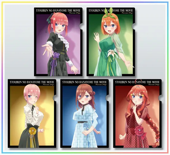 Go-Toubun no Hanayome: Las quintillizas lucen elegantes vestidos