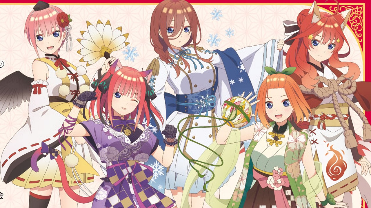 Go-Toubun no Hanayome Las quintillizas lucen encantadores kimonos en nueva mercancía