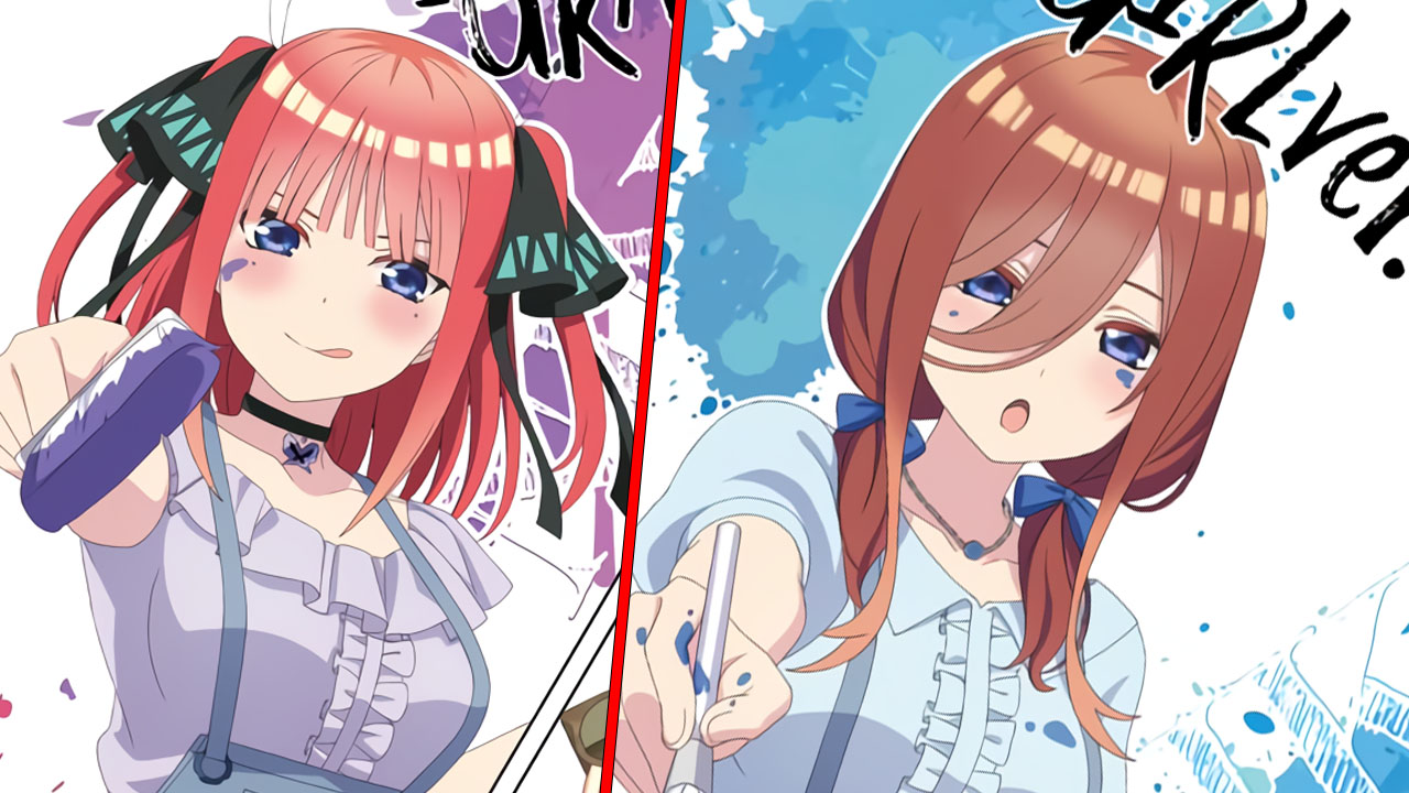 Go-Toubun no Hanayome: Las quintillas se convierten en pintoras en esta colaboración