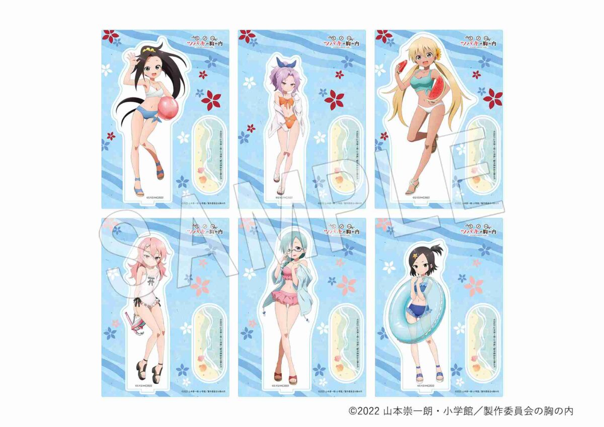 Las chicas de Kunoichi Tsubaki no Mune no Uchi visten coquetos trajes de baño