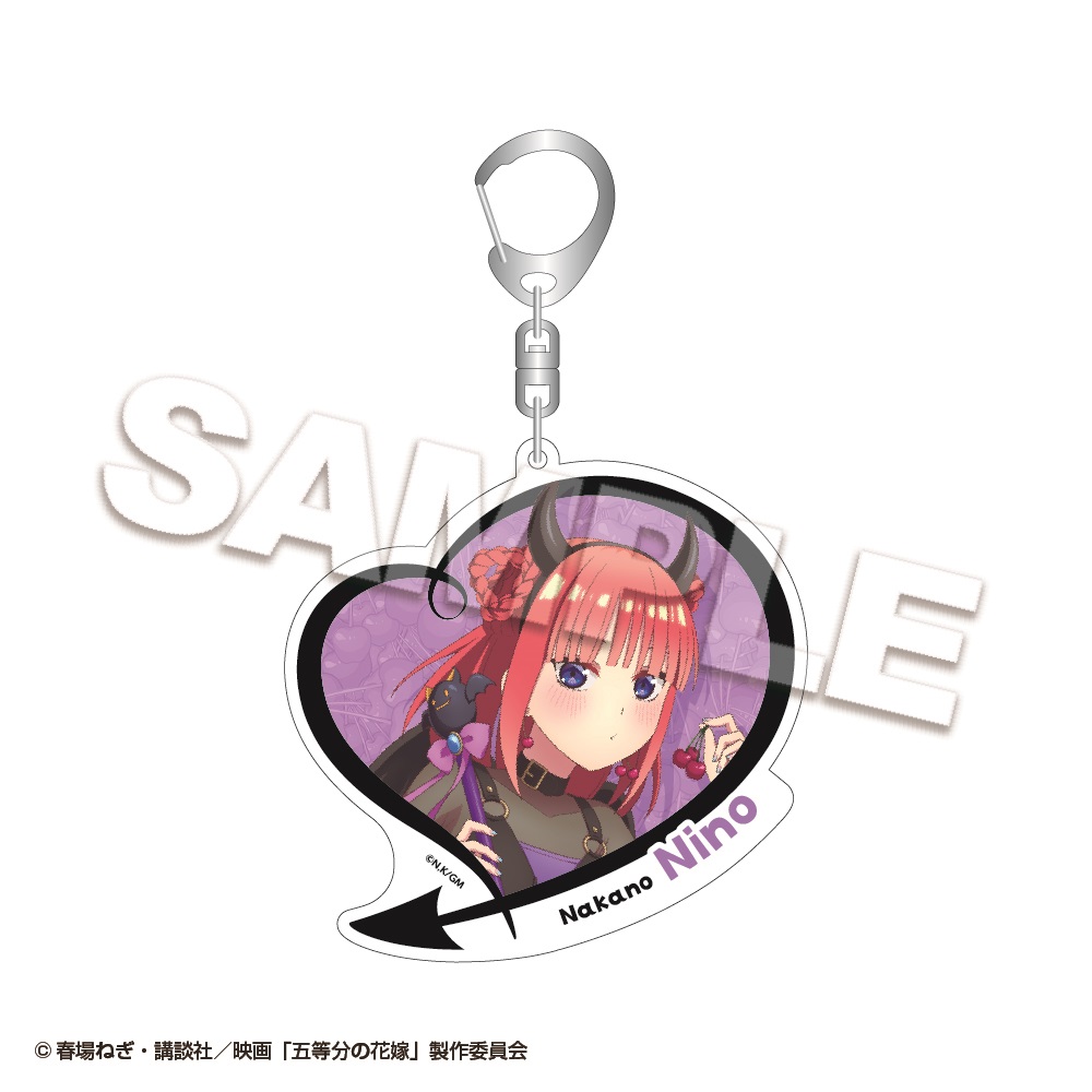 Las quintillizas de Go-Toubun no Hanayome se visten de coquetas demonios en esta colaboración