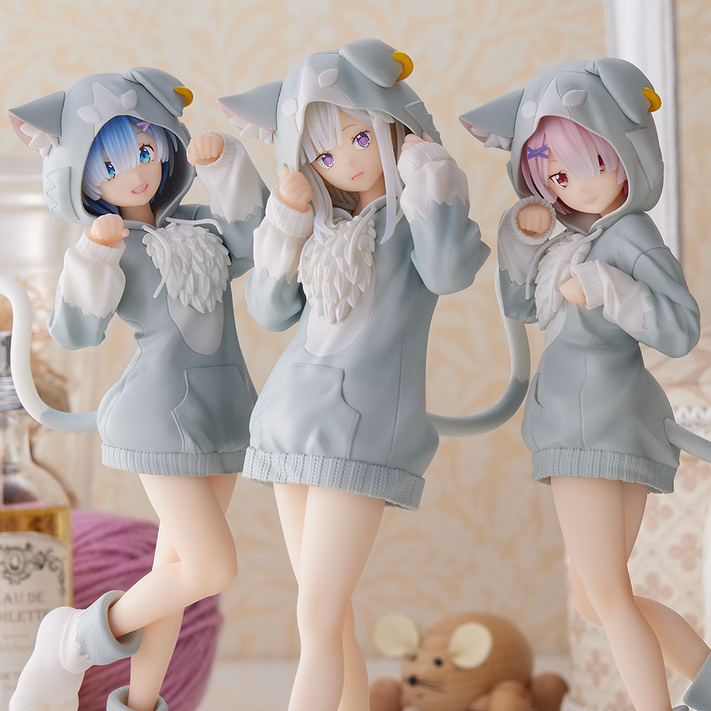 ReZero - Emilia luce una adorable sudadera inspirada en Puck