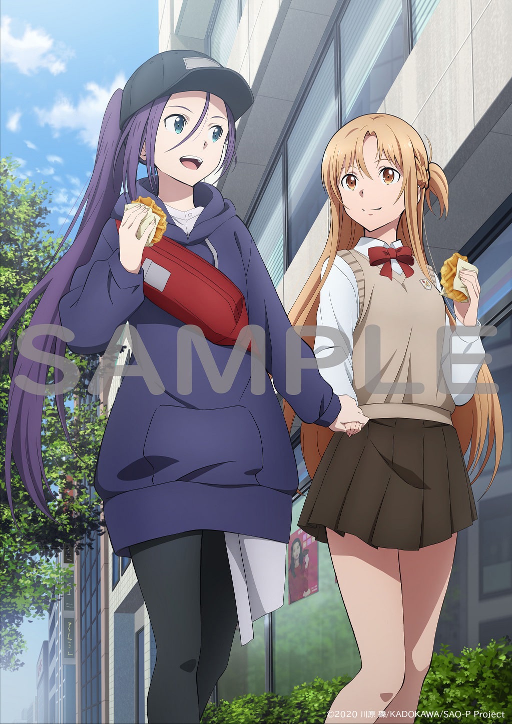 Sword Art Online Asuna estrena una ilustración tomando un baño