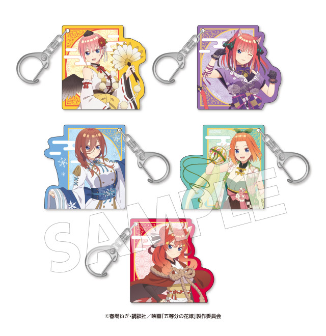 Go-Toubun no Hanayome Las quintillizas lucen encantadores kimonos en nueva mercancía