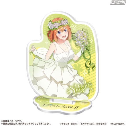 Go-Toubun no Hanayome: Las quintillizas lucen encantadores vestidos de novia en acrilicos