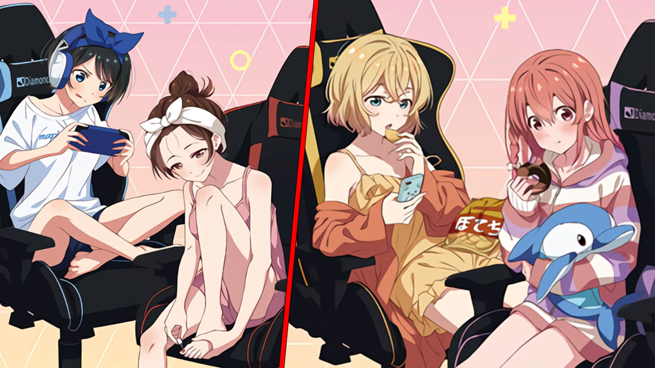 Kanojo, Okarishimasu: Las chicas revelan su lado gamer en una colaboración