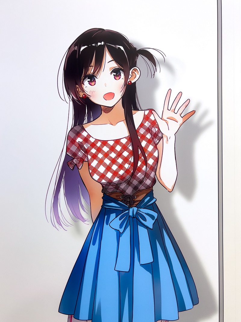 Kanojo, Okarishimasu maravilla con una ilustración en tamaño real de las chicas