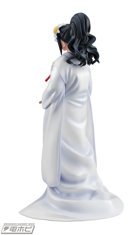 Naruto Hinata luce un hermoso vestido de novia en una figura