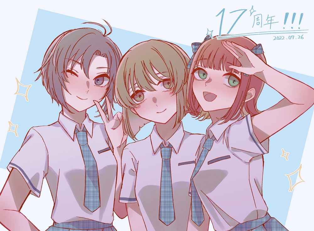 The idolmaster aniversario 17 ilustraciones