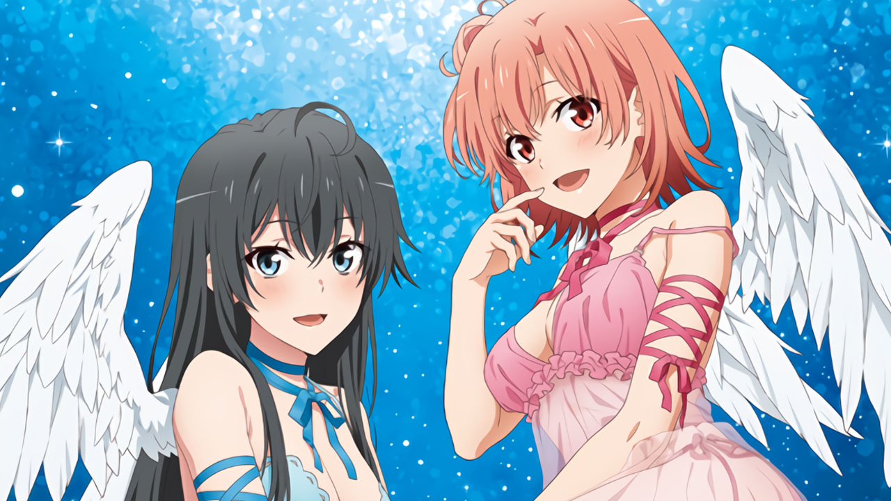 Oregairu Yui y Yukino se visten de ángeles en nuevos productos