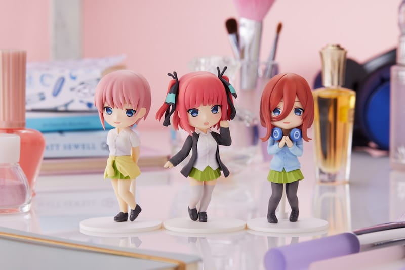 Go-Toubun no Hanayome Las quintillizas inspiran tiernas figuras chibi