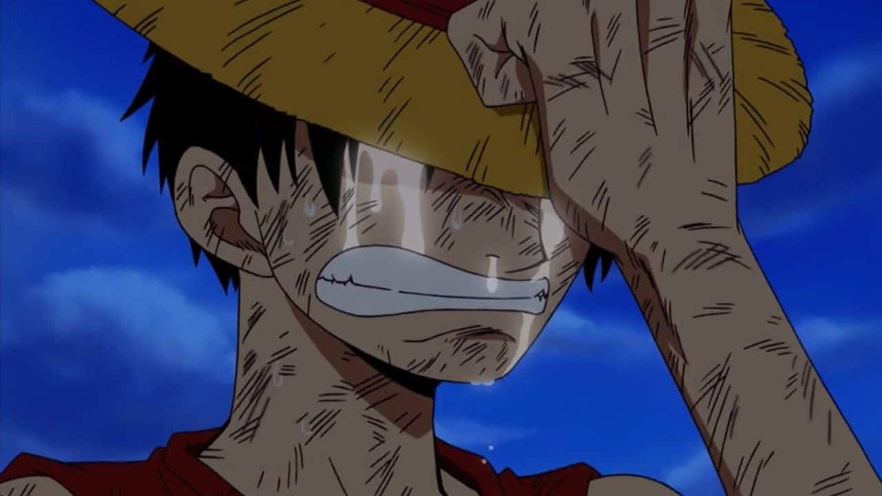 Luffy sad