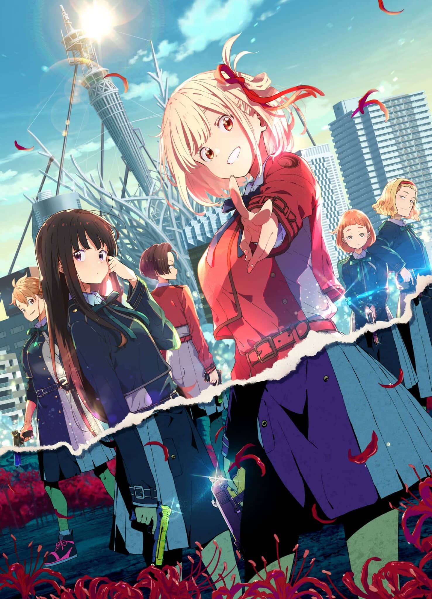 Lycoris Recoil anime visual