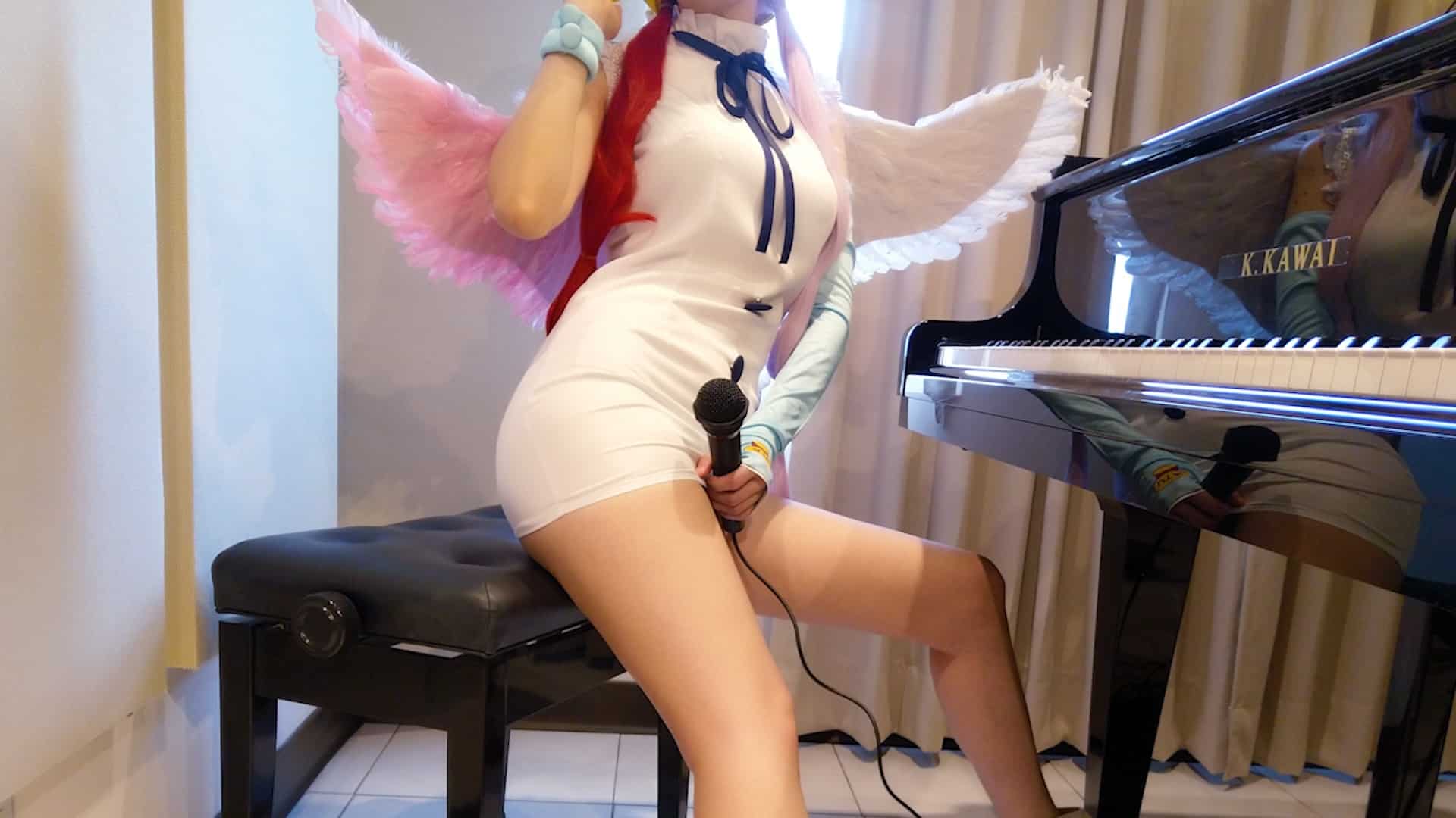 One Piece: Pan Piano viste de Uta para un nuevo cover