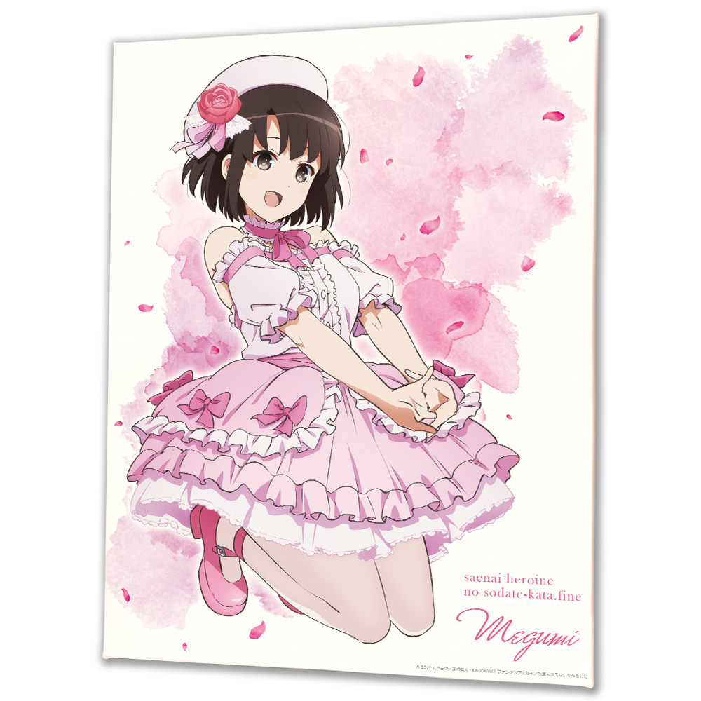 Saekano: Eriri, Megumi y Utaha visten hermosos vestidos en una colaboración