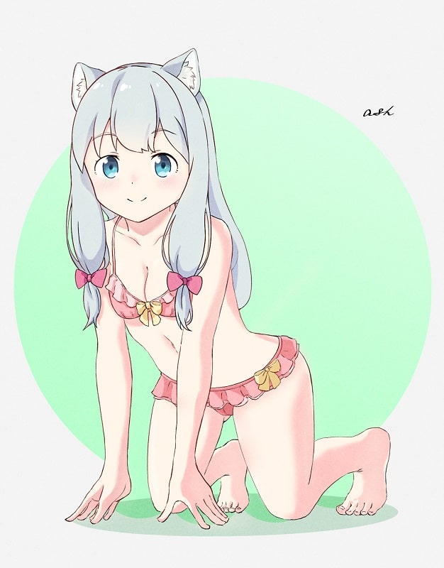 Así celebra Japón el final de Eromanga Sensei 
