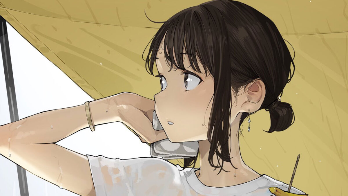 Ganbare, Douki-chan es criticado por la imagen de una waifu con camiseta mojada