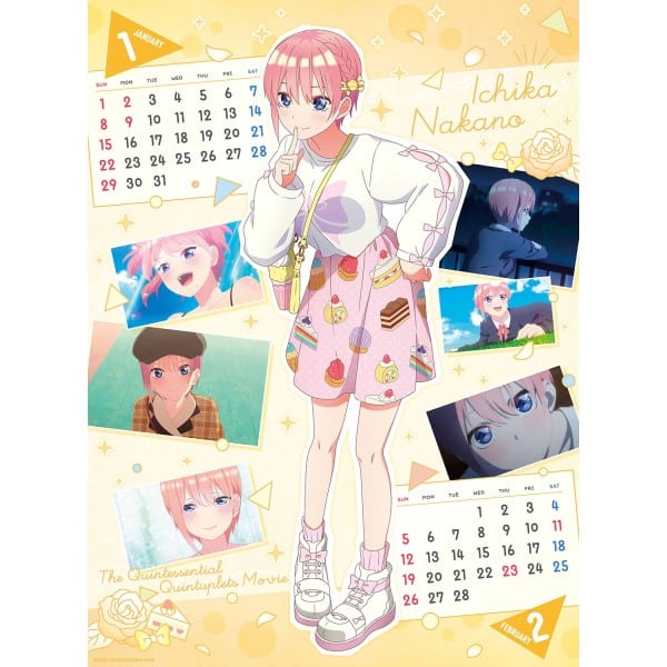 Go-Toubun no Hanayome quintillizas ropa pastel