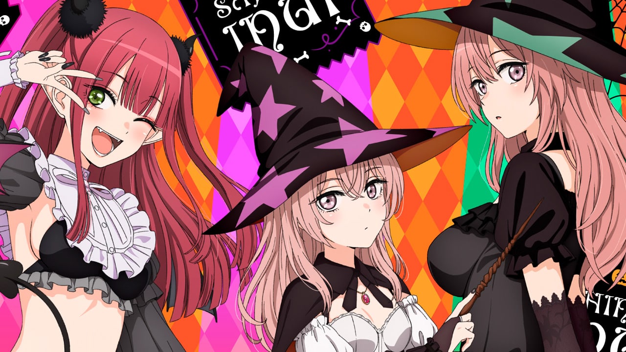 Las chicas de Sono Bisque Doll se prueban atractivos disfraces de Halloween para una colaboración