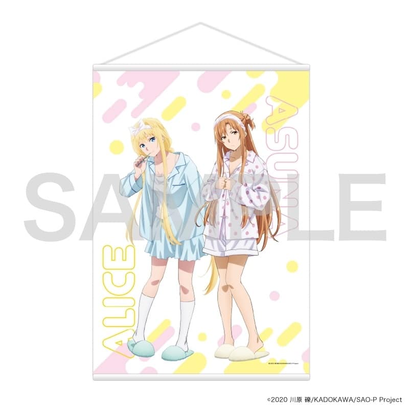 Sword Art Online: Asuna y Alice visten encantadoras pijamas en una colaboración especial