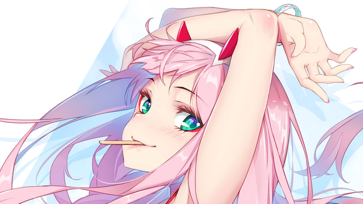 Darling in the Franxx Haru recrea a Zero Two en la ducha