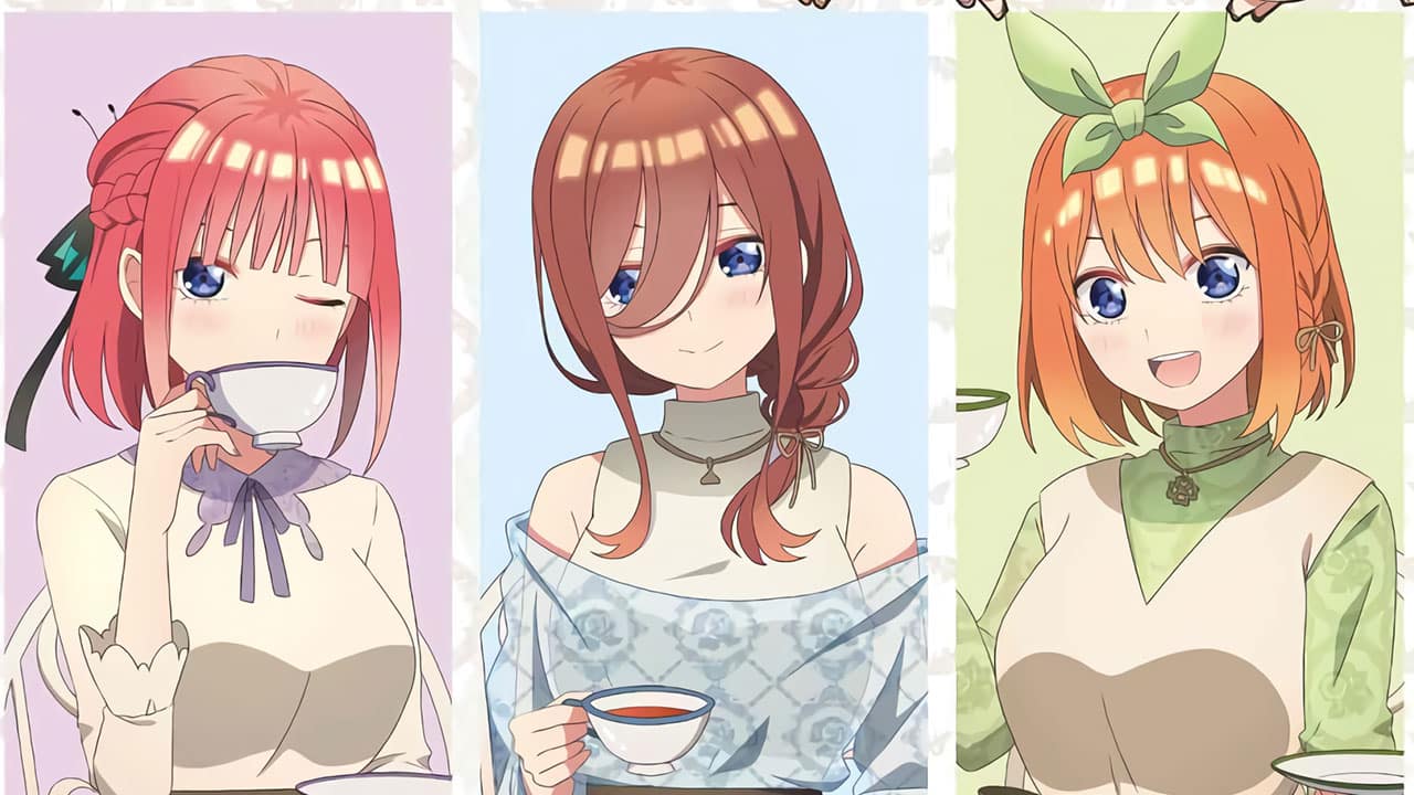 Go-Toubun no Hanayome Las quintillizas te invitan a una fiesta de té