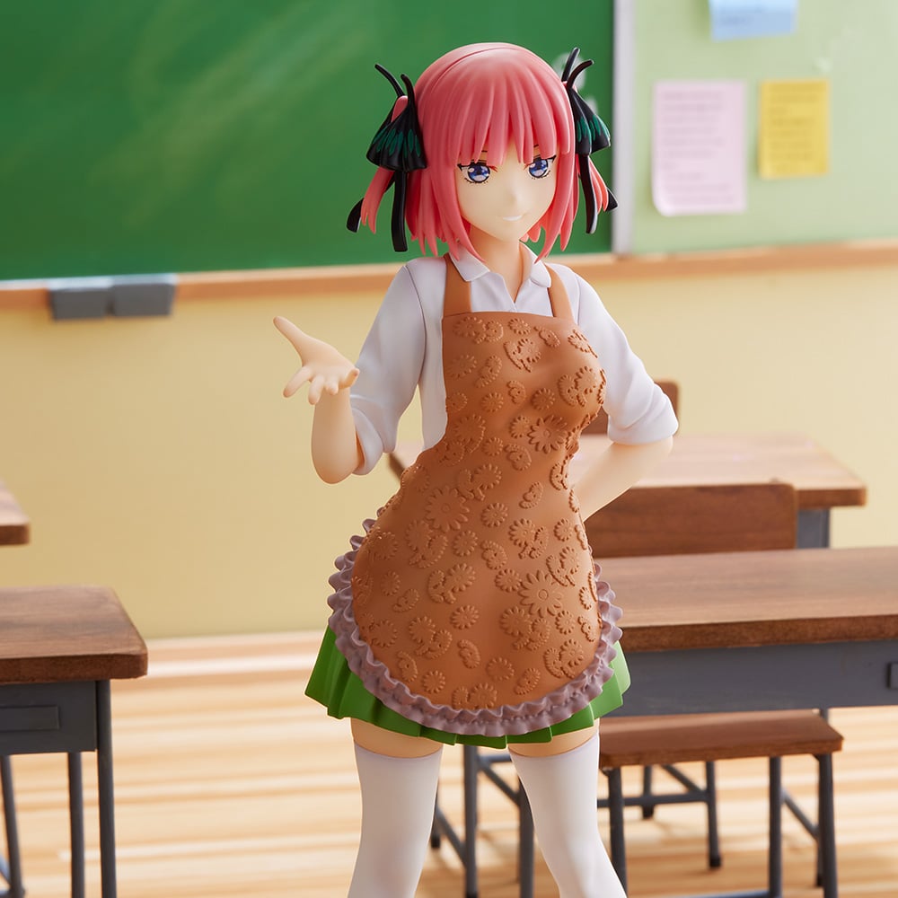 Go-Toubun no Hanayome Nino Nakano luce un hermoso delantal en una figura