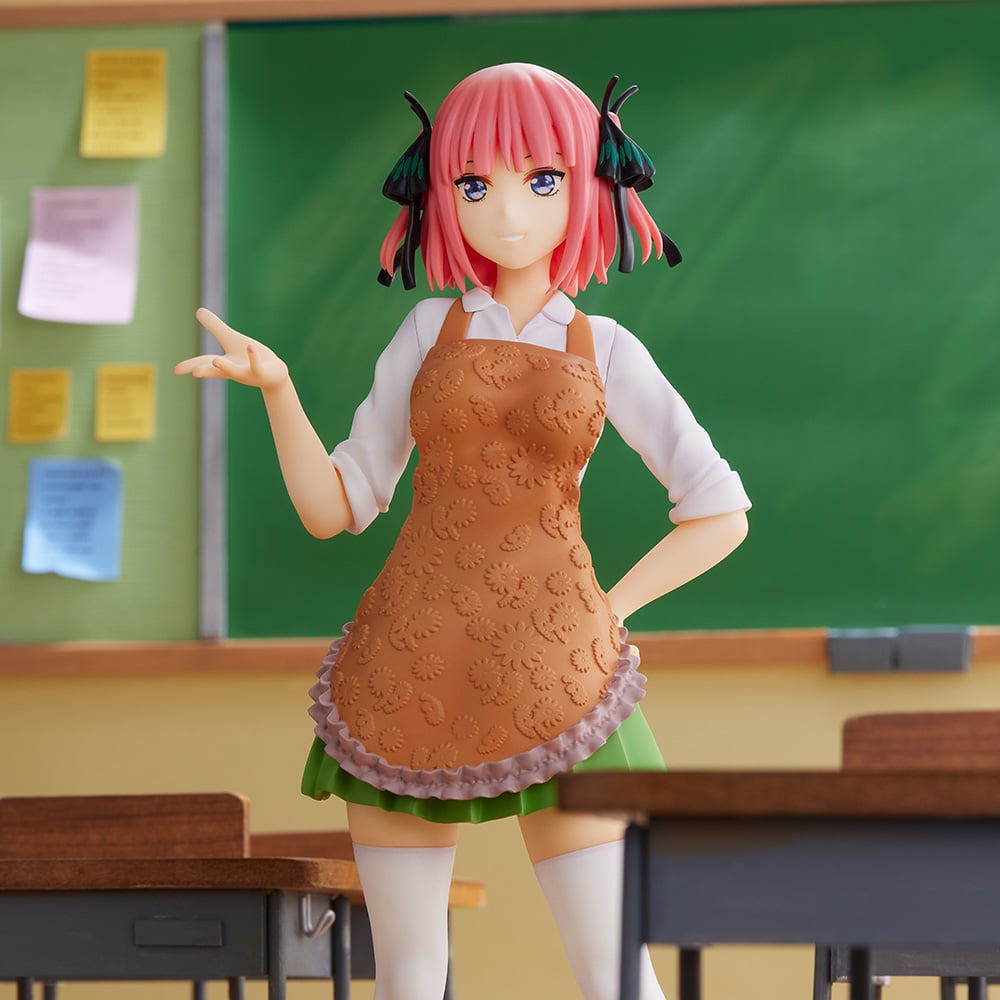 Go-Toubun no Hanayome Nino Nakano luce un hermoso delantal en una figura