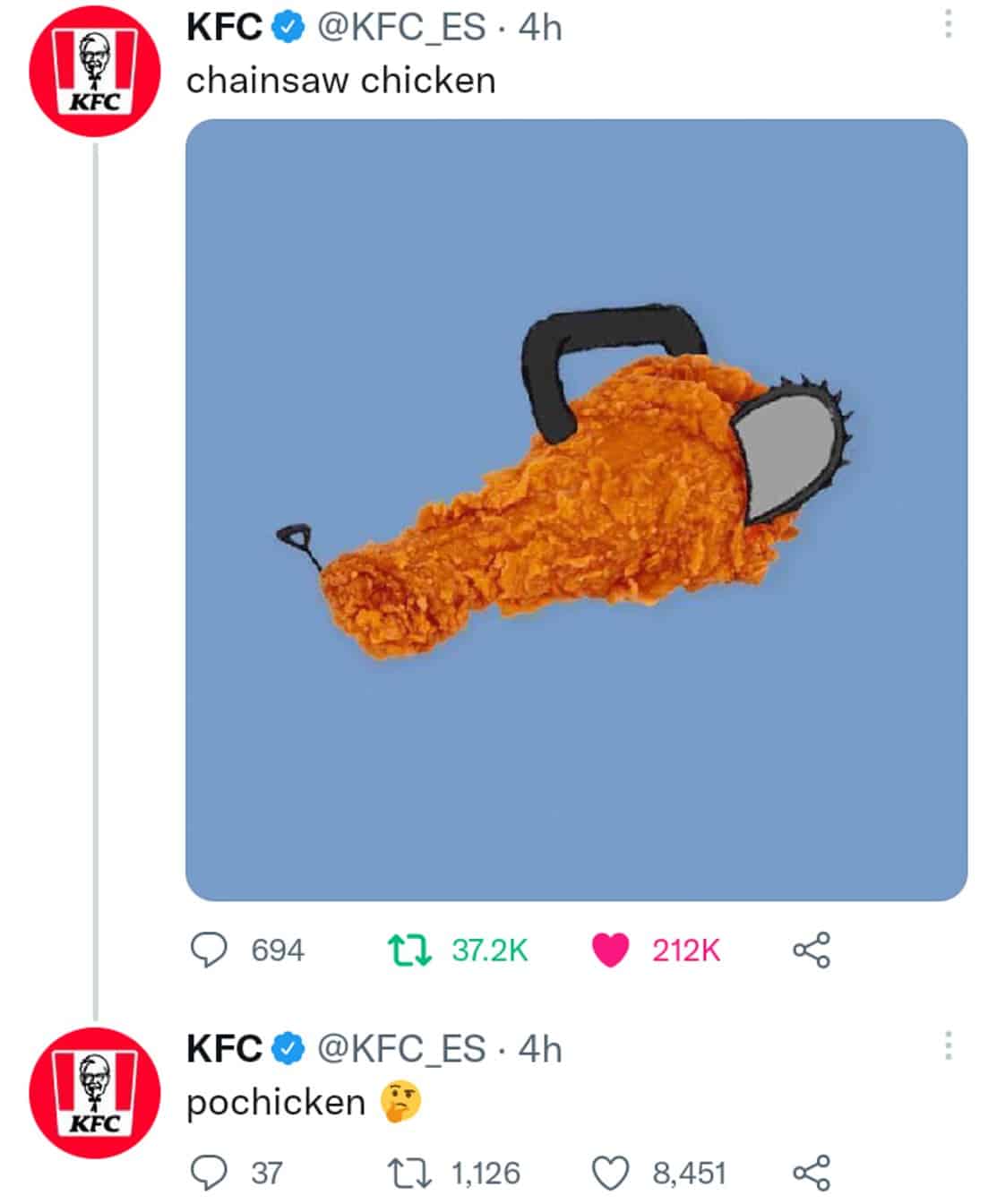 KFC x Chainsaw man