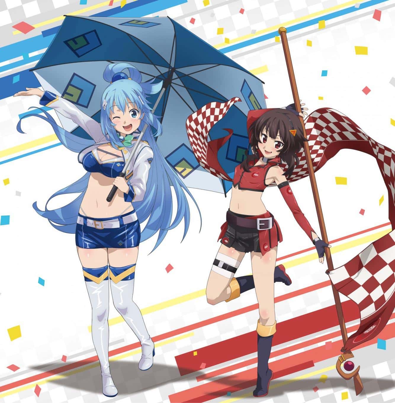 Konosuba Aqua racing figura