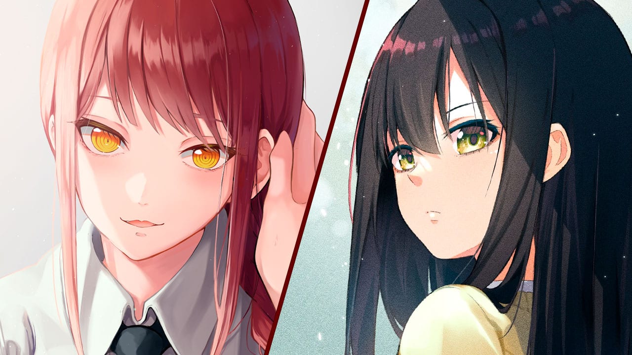 Mieruko-chan: Miko y Makima impresionan a los otakus en esta genial «fusión»