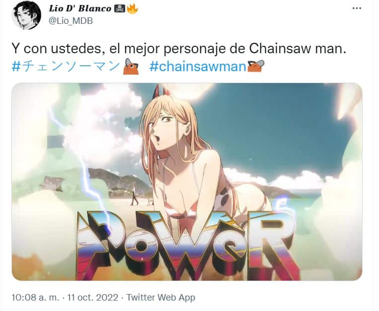 El estreno del anime Chainsaw Man es tendencia mundial