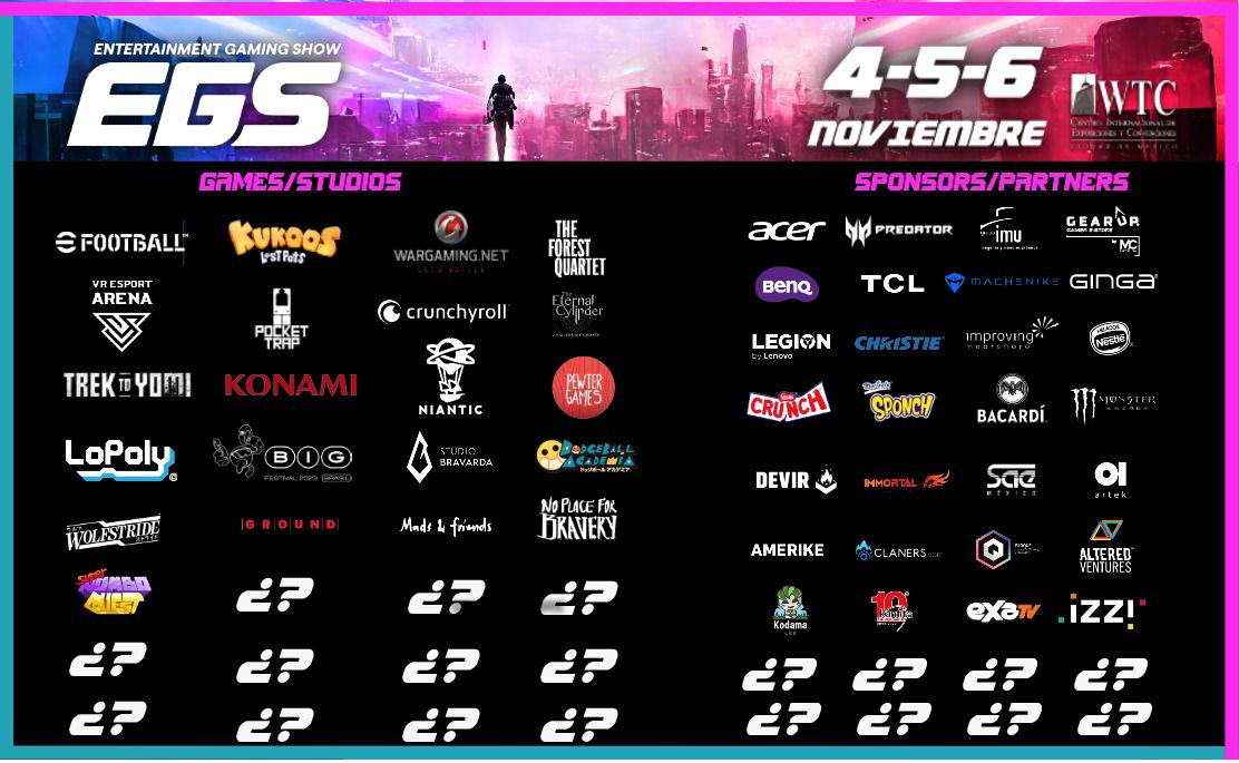 Marcas anunciadas para el EGS