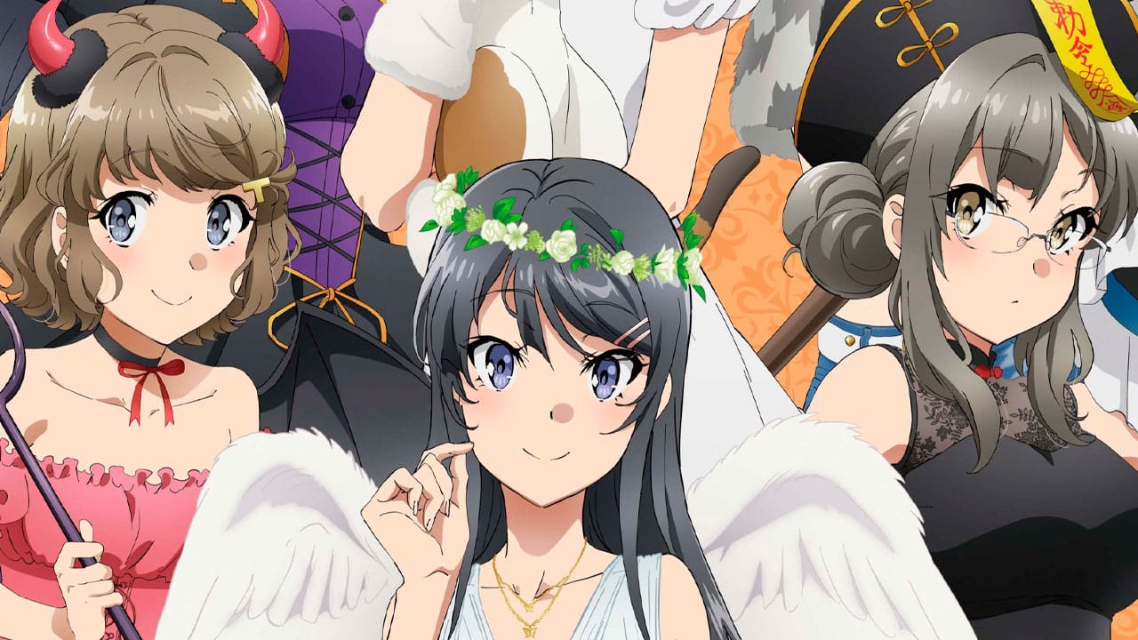 Las chicas de Seishun Buta Yarou lucen atractivos disfraces de Halloween para una colaboración